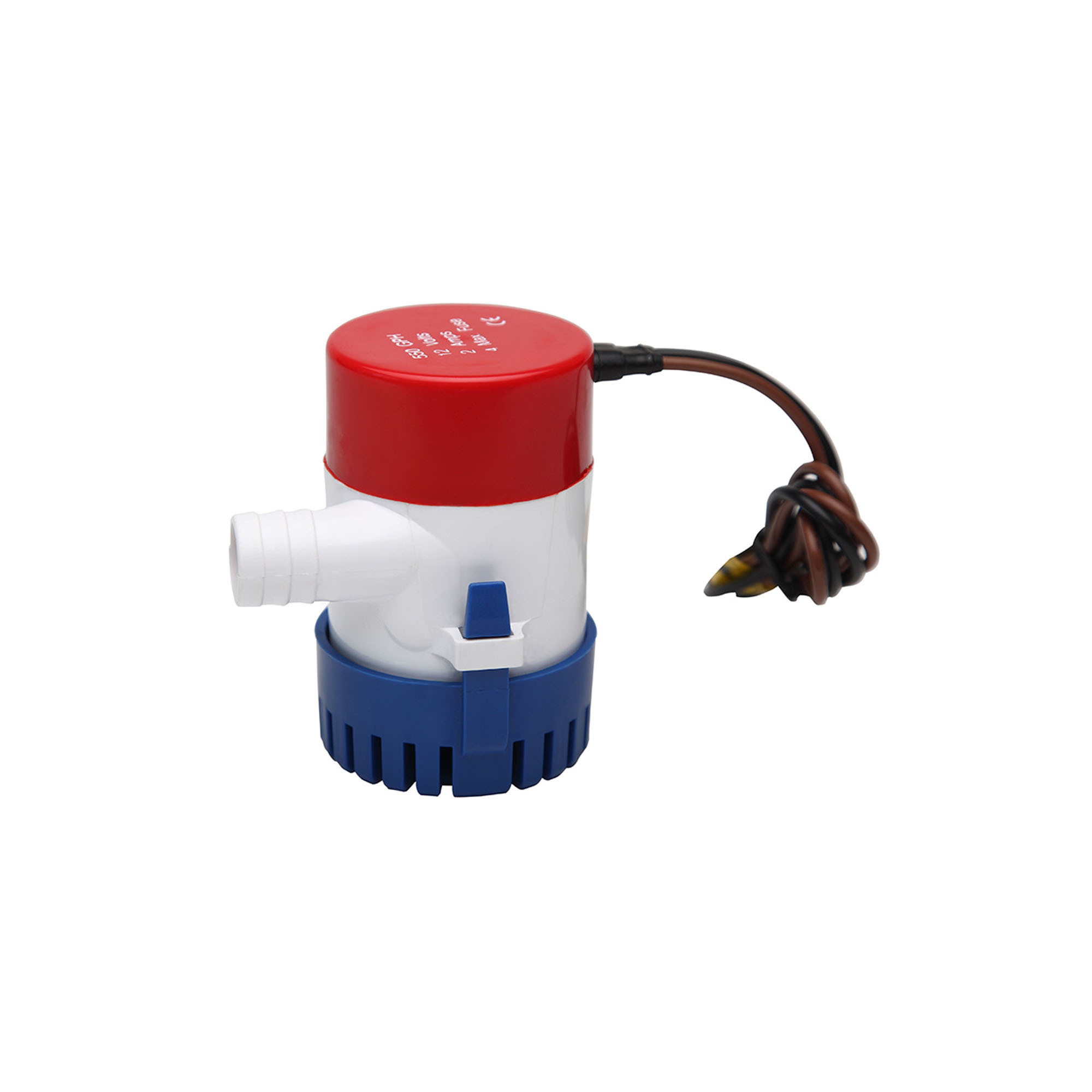 Gol Pumps 550 GPH, 12V-DC, Max. Flow 550 GPH, Port Size 0.75 in, Volts 12 DC, Model# WWB-07101